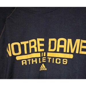 Notre Dame Athletics ADIDAS ClimaLite T-Shirt Top Fighting Irish Sz X-Large N11